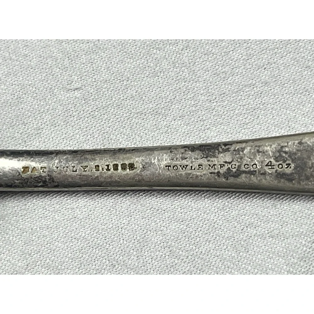 Antique Towle MF'C Co Fork Silver Plate Flatware 4oz 7 Inches‎ Victorian